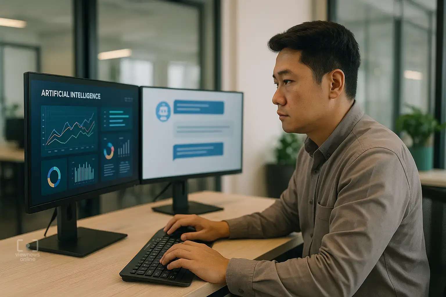 AI ทำงานแทนคนแค่ไหนแล้วในปี 2025?