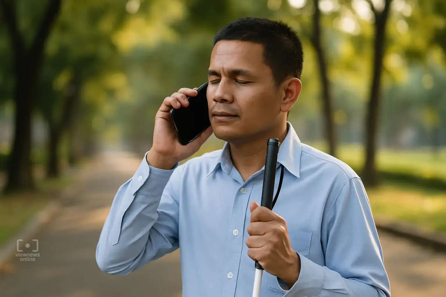 เทคโนโลยีที่ช่วยให้คนตาบอดใช้สมาร์ตโฟนได้อย่างอิสระ