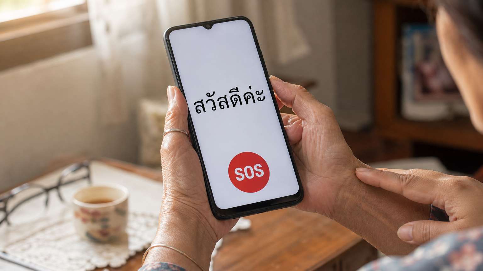 ตั้งค่ามือถือผู้สูงอายุให้ใช้ง่าย ตัวอักษรใหญ่ อ่านข้อความให้ฟัง ปุ่มฉุกเฉิน