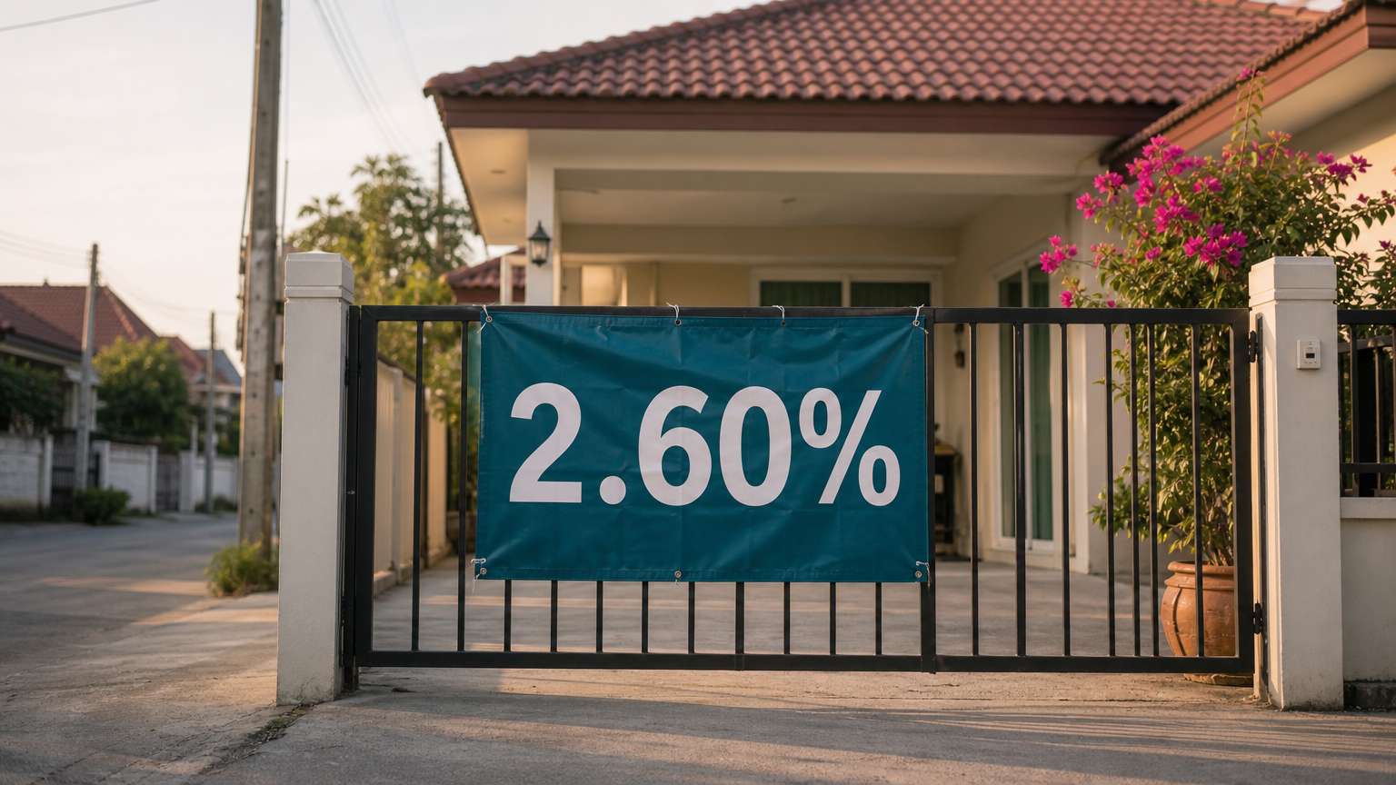 สินเชื่อบ้านคนละหลัง PLUS ธอส. ดอกเบี้ย 2.60% แค่ 2 ปีแรก ค่างวดขยับหลังพ้นช่วงโปร